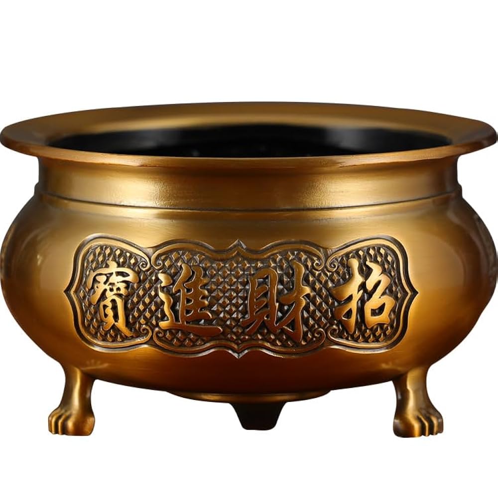Amazon.com: Usoway 铜香炉xianglu 观音财神仙家用香炉xianglu